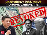 Image for China slams US over student visa revocation