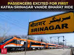 Image for Passengers call Srinagar-Katra Vande Bharat a ‘great move’